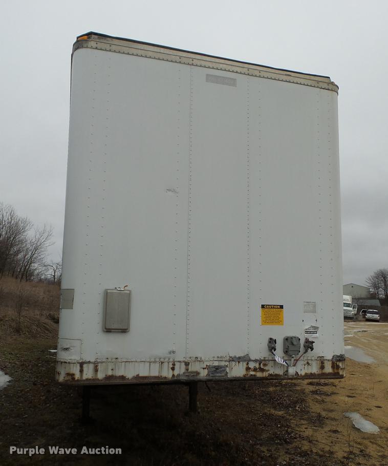 image for item DB5486 1997 Fruehauf dry van trailer