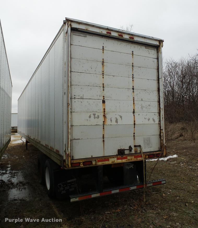 image for item DB5486 1997 Fruehauf dry van trailer