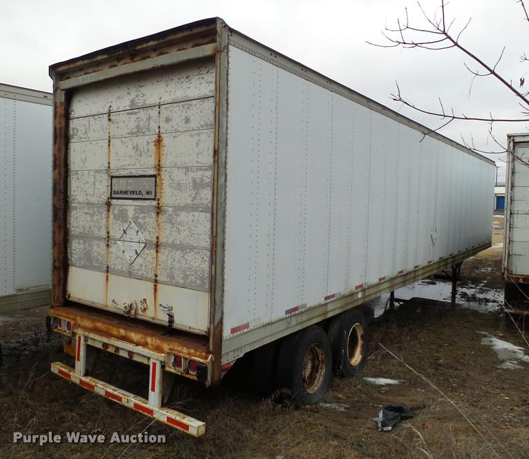 image for item DB5487 1995 Stoughton dry van trailer
