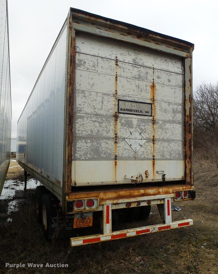 image for item DB5487 1995 Stoughton dry van trailer