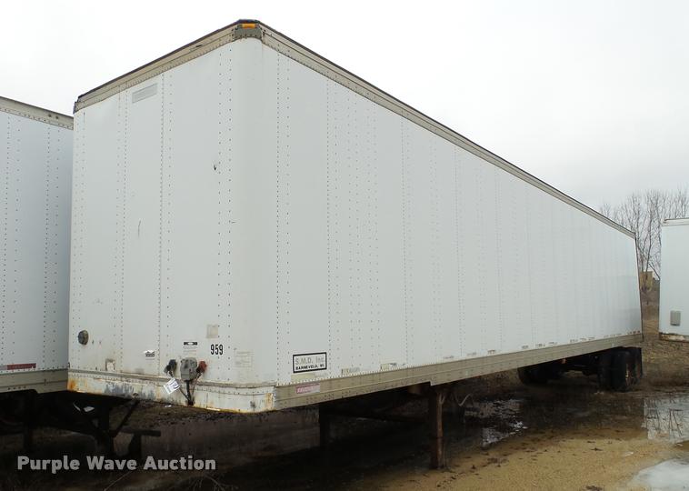 image for item DB5488 1994 Fruehauf dry van trailer
