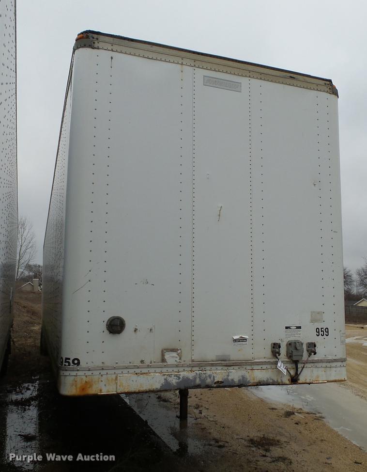 image for item DB5488 1994 Fruehauf dry van trailer