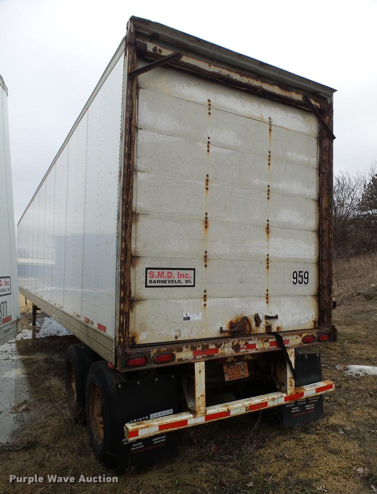 image for item DB5488 1994 Fruehauf dry van trailer