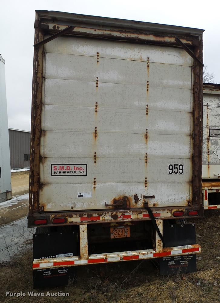 image for item DB5488 1994 Fruehauf dry van trailer