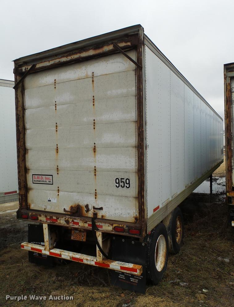 image for item DB5488 1994 Fruehauf dry van trailer