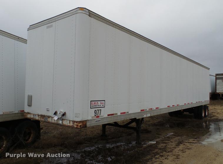 image for item DB5489 1995 Fruehauf dry van trailer