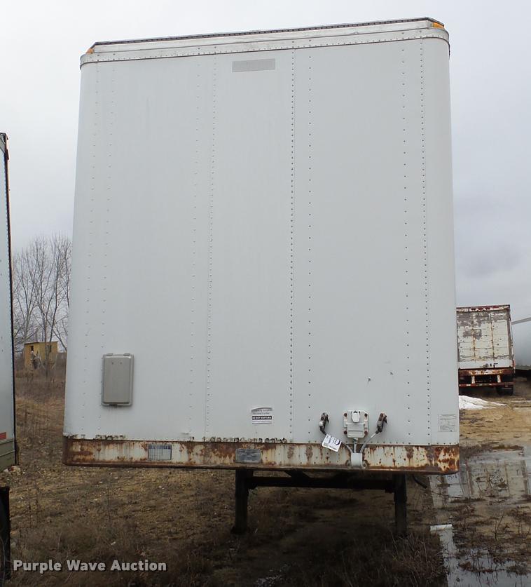image for item DB5489 1995 Fruehauf dry van trailer