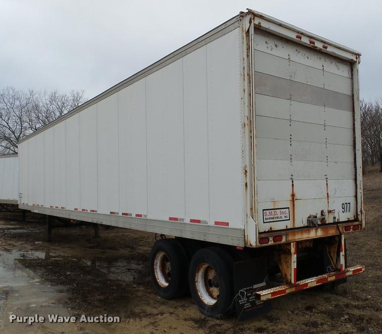image for item DB5489 1995 Fruehauf dry van trailer