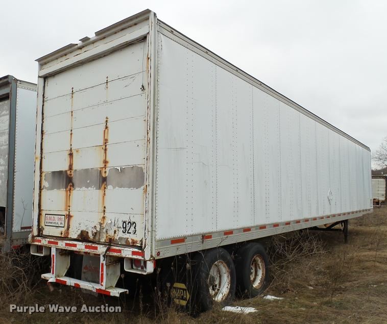 image for item DB5491 1993 Fruehauf dry van trailer