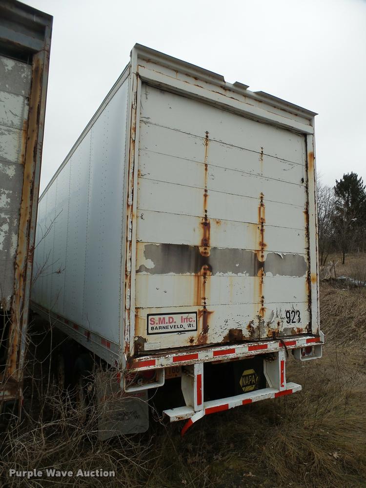 image for item DB5491 1993 Fruehauf dry van trailer