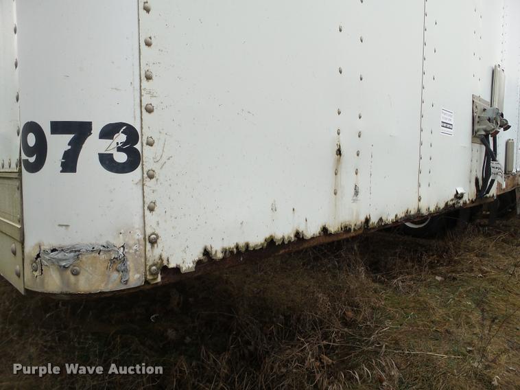 image for item DB5493 1996 Utility Trailers dry van trailer