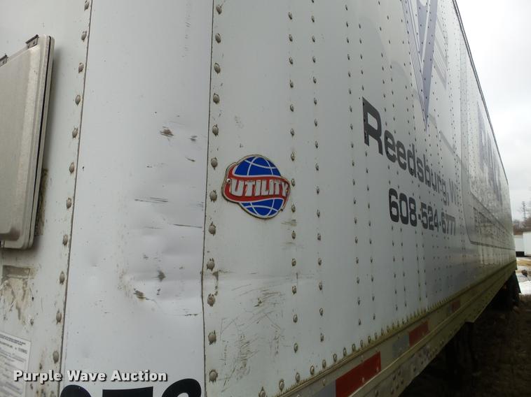 image for item DB5493 1996 Utility Trailers dry van trailer