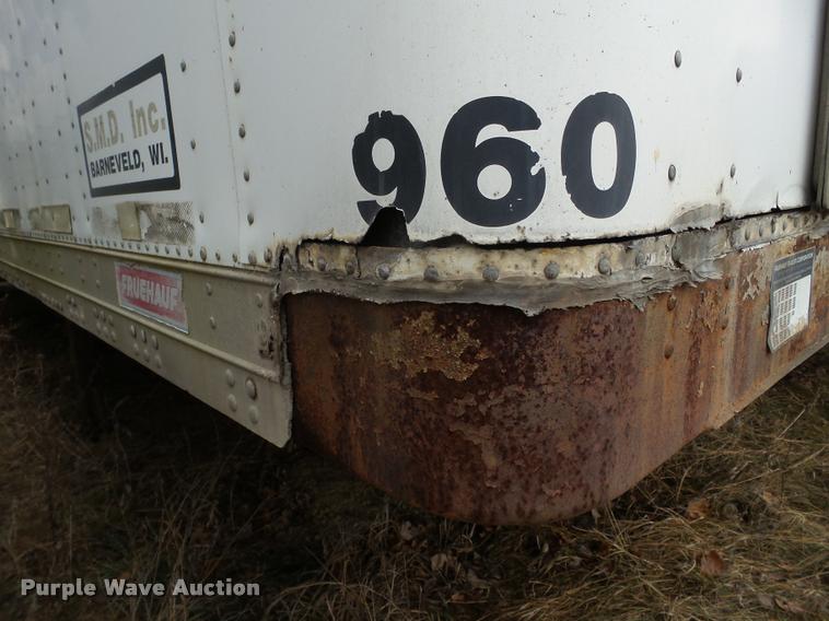 image for item DB5494 1994 Fruehauf dry van trailer