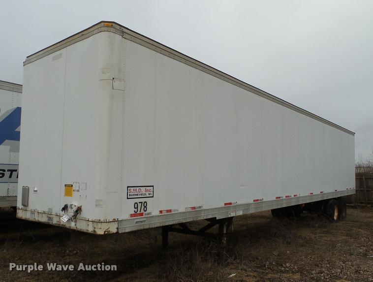 image for item DB5495 1997 Fruehauf dry van trailer