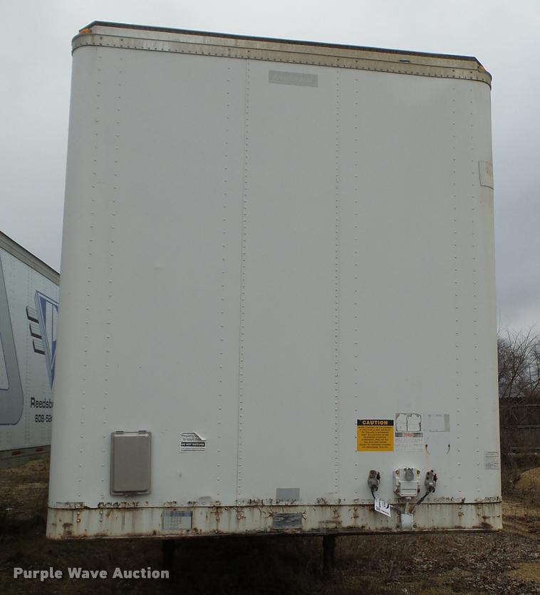 image for item DB5495 1997 Fruehauf dry van trailer