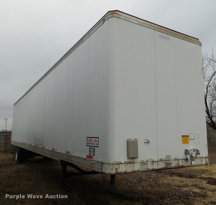 image for item DB5495 1997 Fruehauf dry van trailer