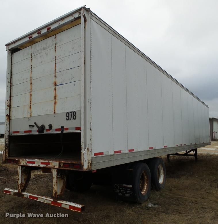 image for item DB5495 1997 Fruehauf dry van trailer