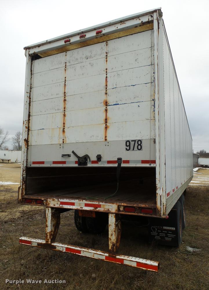 image for item DB5495 1997 Fruehauf dry van trailer