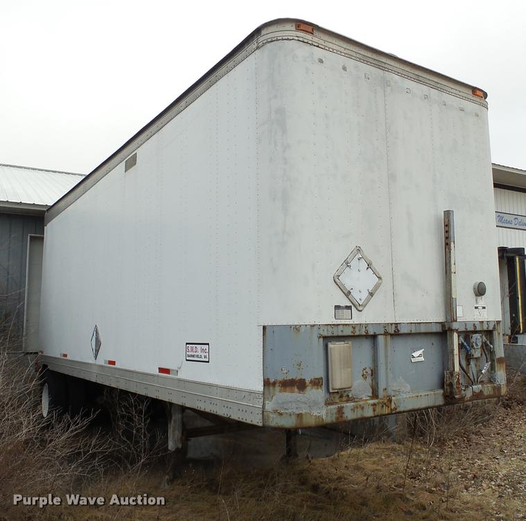 image for item DB5497 1984 Fruehauf dry van trailer