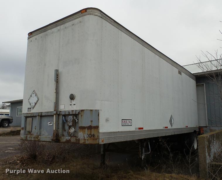 image for item DB5497 1984 Fruehauf dry van trailer