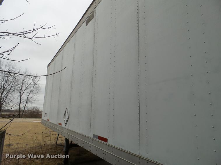 image for item DB5497 1984 Fruehauf dry van trailer