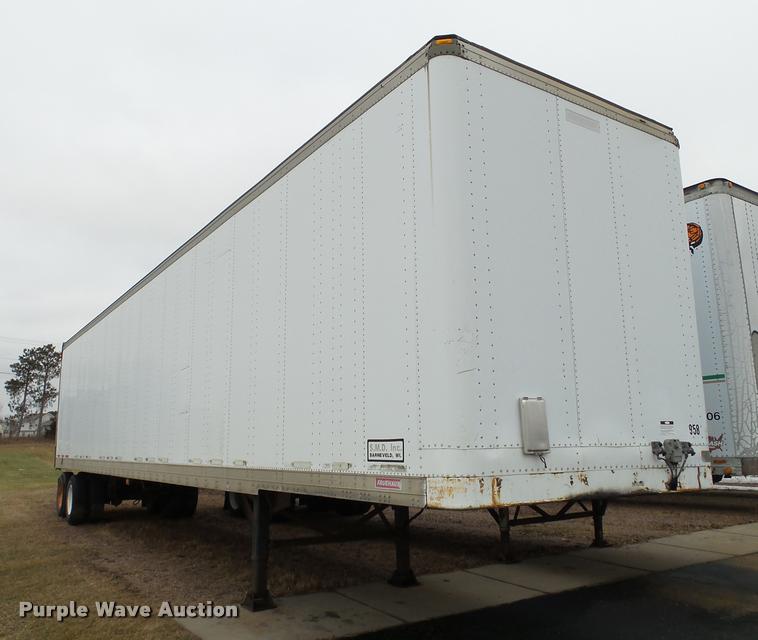 image for item K6166 1994 Fruehauf dry van trailer