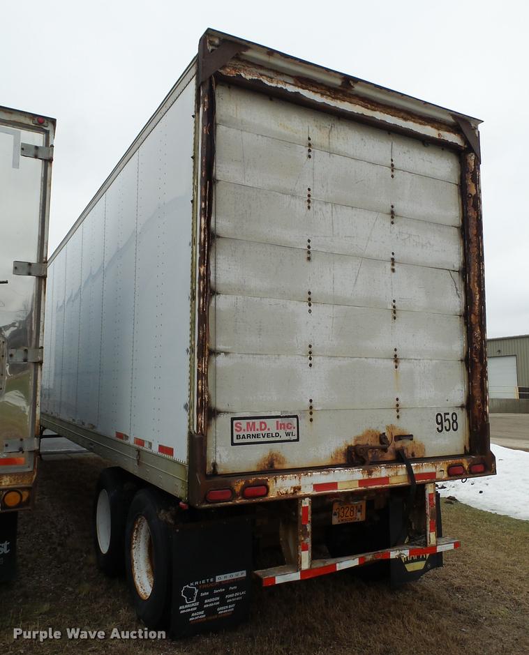 image for item K6166 1994 Fruehauf dry van trailer