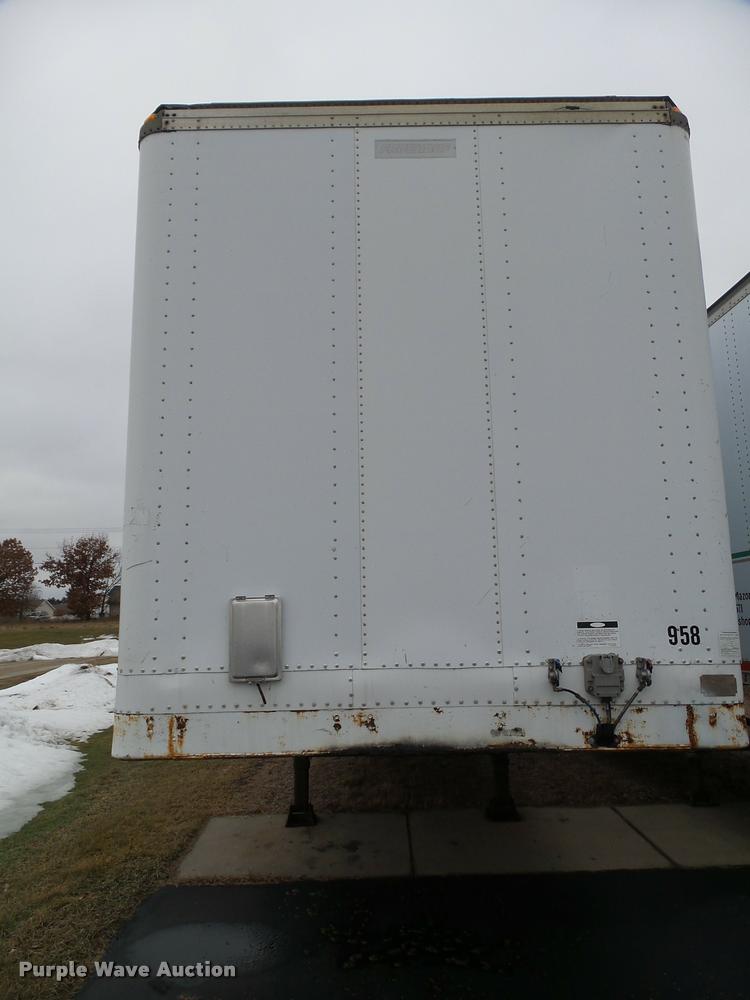 image for item K6166 1994 Fruehauf dry van trailer