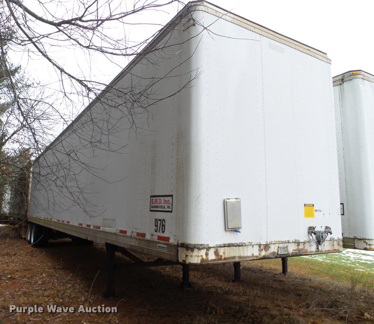 image for item K6168 1997 Fruehauf dry van trailer