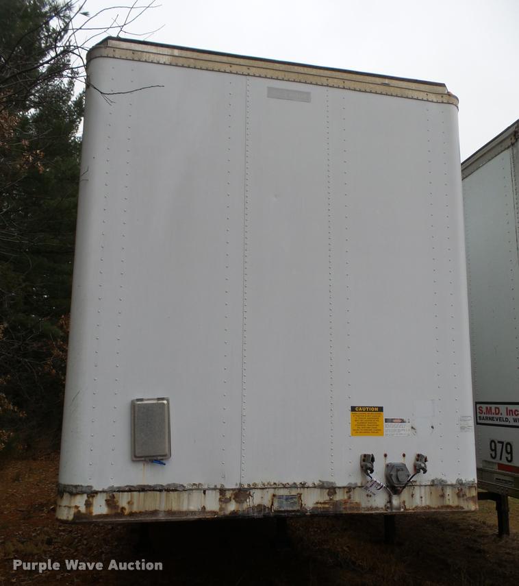 image for item K6168 1997 Fruehauf dry van trailer