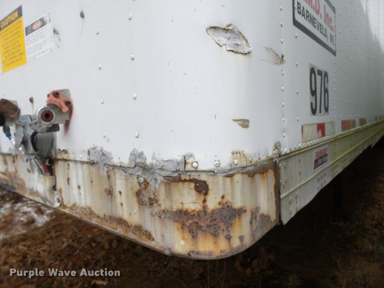 image for item K6168 1997 Fruehauf dry van trailer