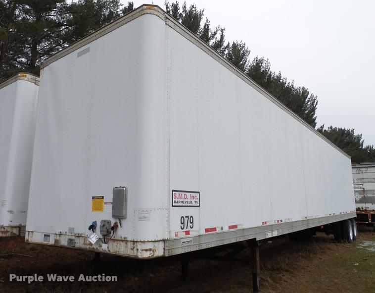 image for item K6169 1997 Fruehauf dry van trailer