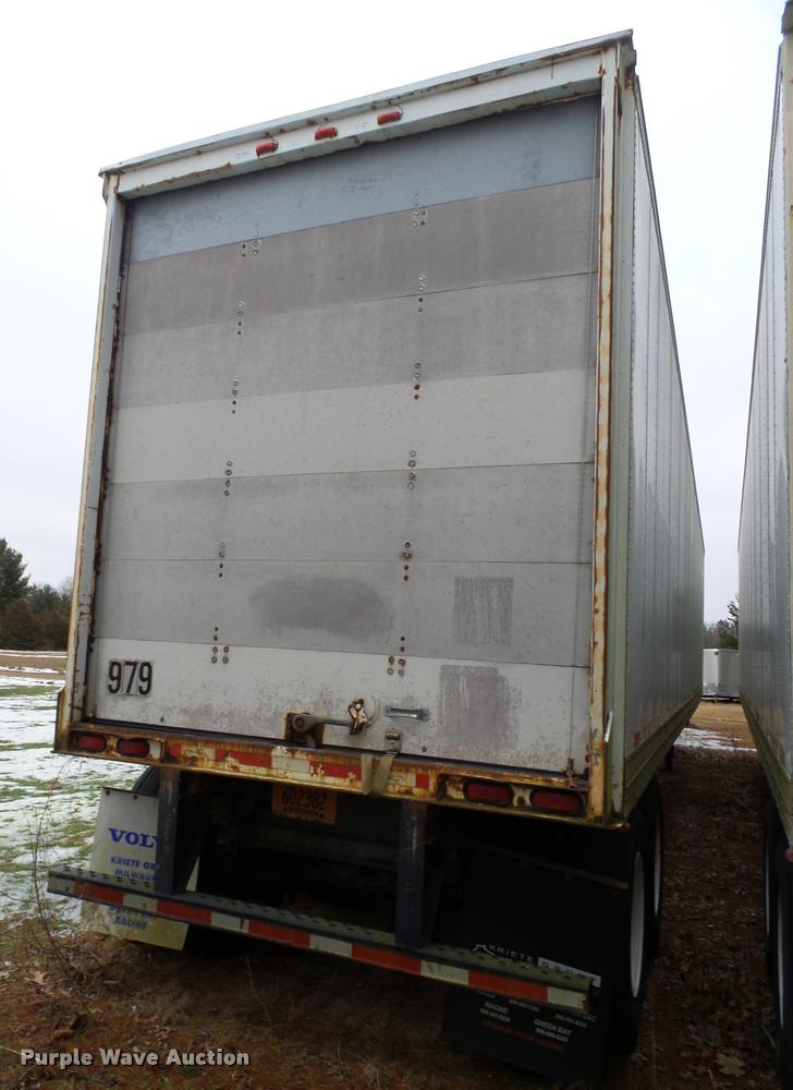 image for item K6169 1997 Fruehauf dry van trailer