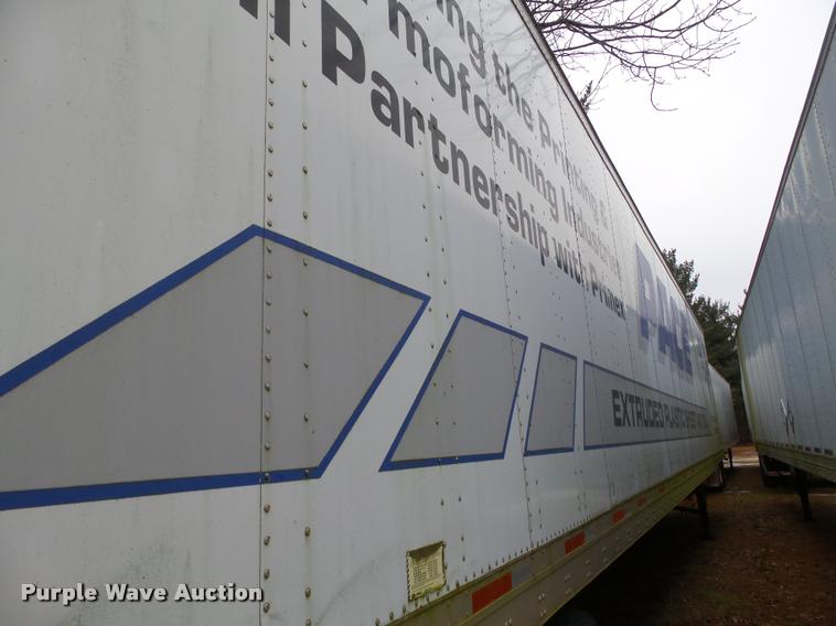 image for item K6170 1996 Utility dry van trailer