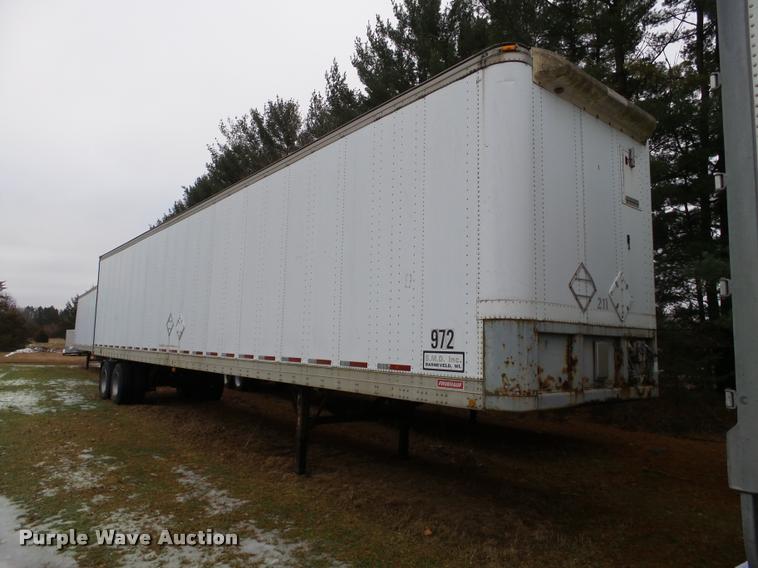 image for item K6171 1989 Fruehauf dry van trailer