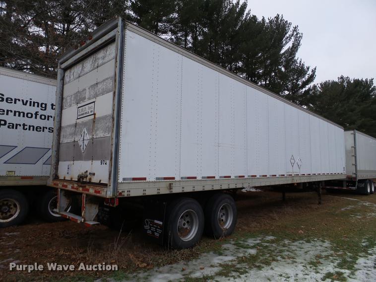 image for item K6171 1989 Fruehauf dry van trailer