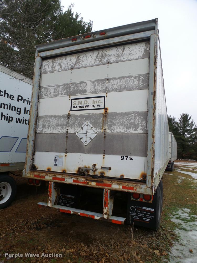 image for item K6171 1989 Fruehauf dry van trailer