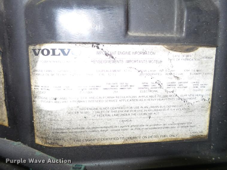 image for item K6173 2007 Volvo VNL semi truck