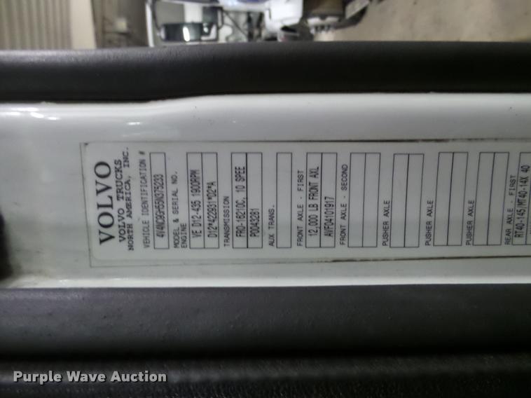 image for item K6174 2005 Volvo VNL semi truck