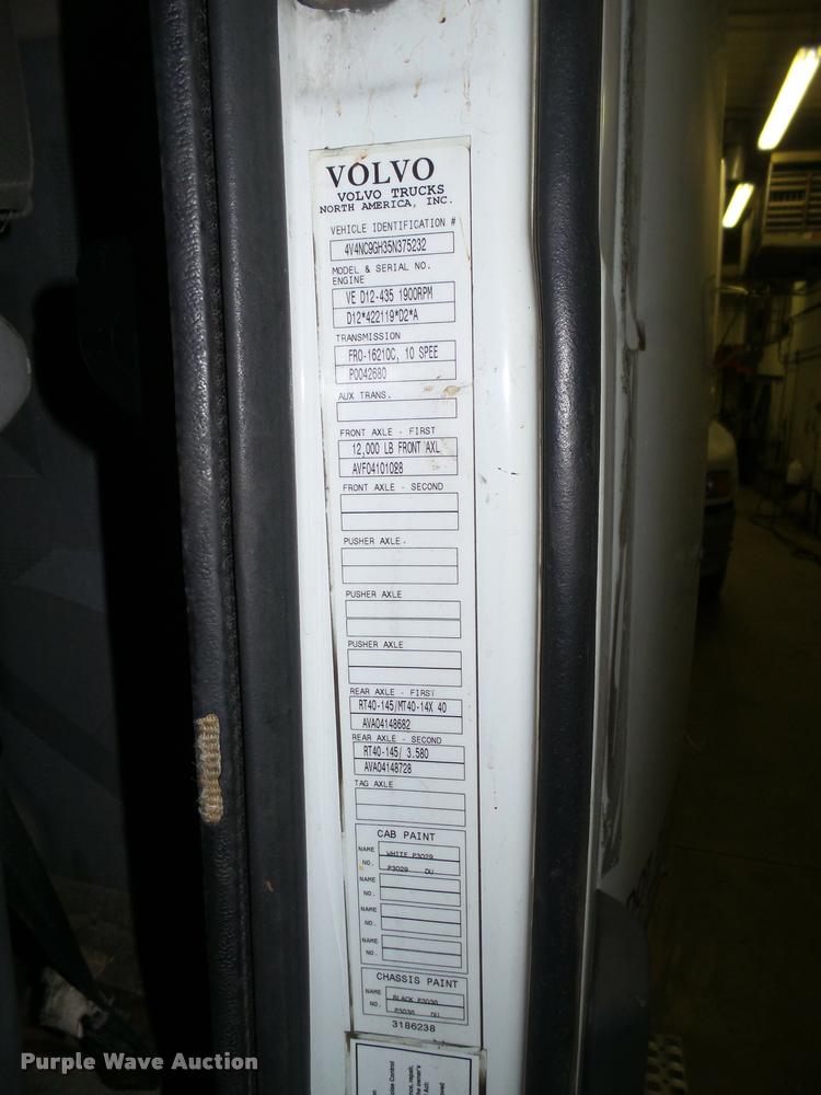 image for item K6176 2005 Volvo VNL semi truck