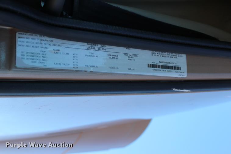 image for item L3021 2006 Volvo VNL semi truck