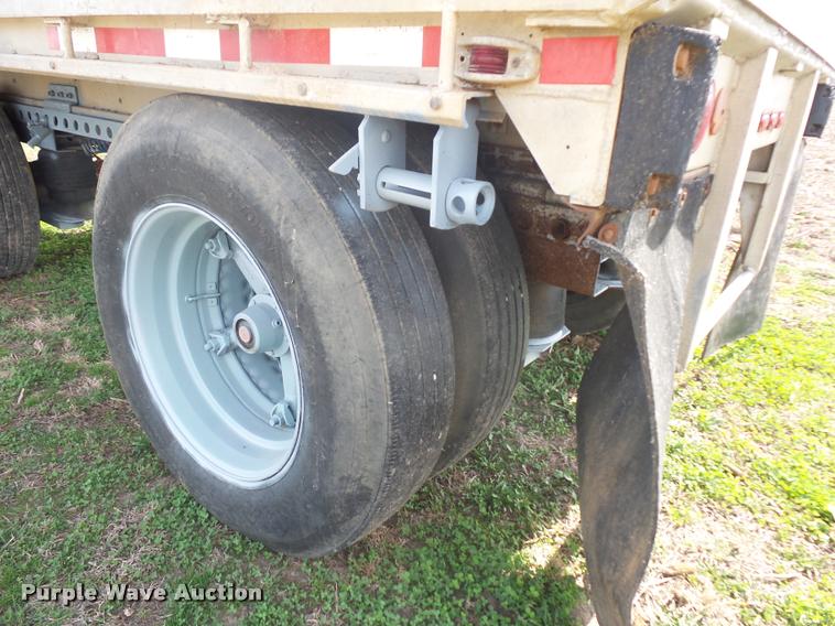 image for item L4628 1978 Dorsey flatbed trailer