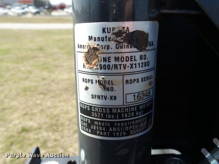 image for item AP9293 2014 Kubota RTV-X1120D utility vehicle