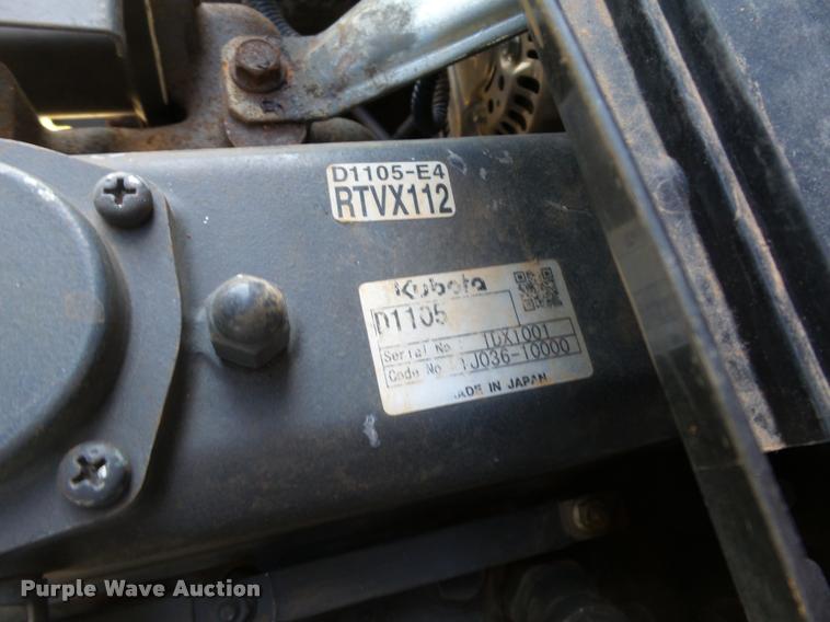 image for item AP9293 2014 Kubota RTV-X1120D utility vehicle