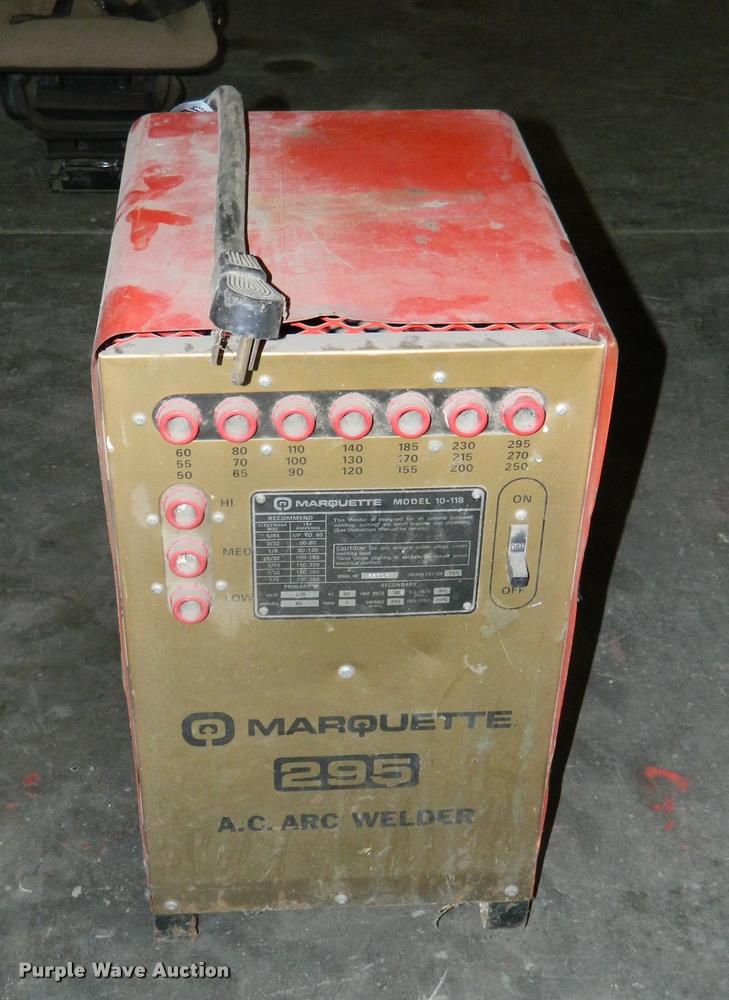 image for item BK9280 Marquette 10-118 AC welder