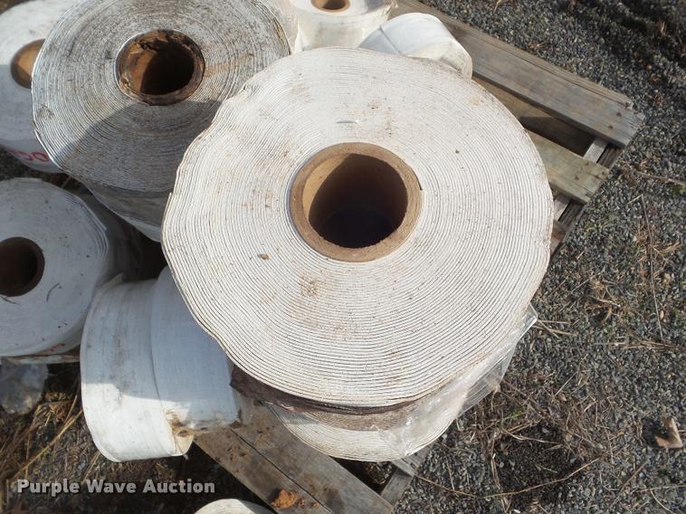 image for item BW9132 Approximately 30 rolls of white highway line striping