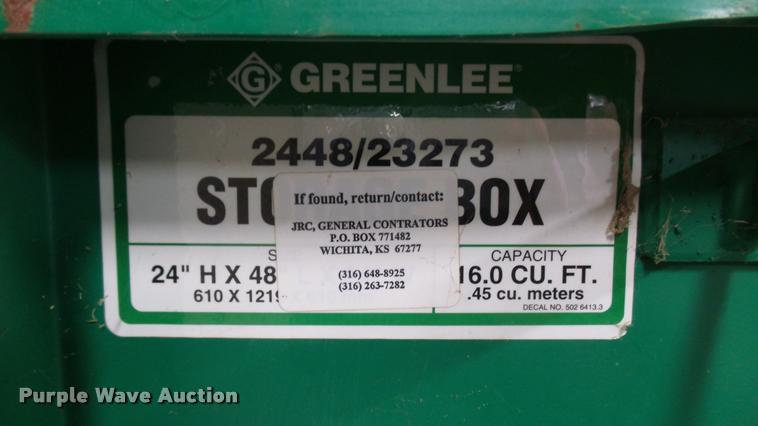 image for item CB9605 Greenlee job box