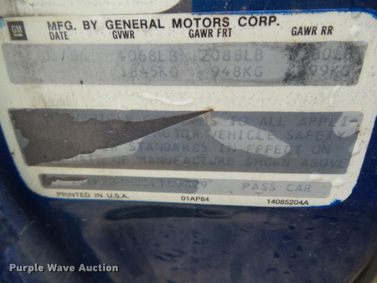 image for item CB9834 1986 Chevrolet Camaro