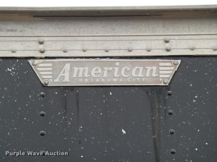 image for item CB9837 1968 American enclosed cargo trailer