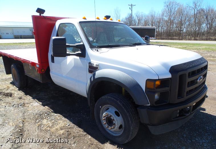 image for item CB9856 2008 Ford F450 Super Duty flatbed truck